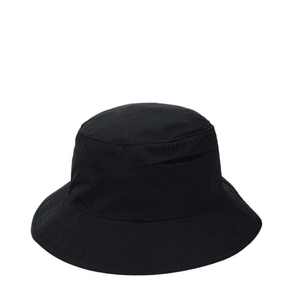 C.P. Company Black Polyamide Bucket Men's Hat